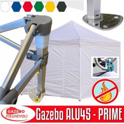 Gazebo 3x3m ALLUMINIO PRIME - pieghevole professionale certificato