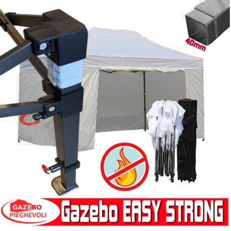 Gazebo EASY  STRONG 3x4,5m - pieghevole e portatile