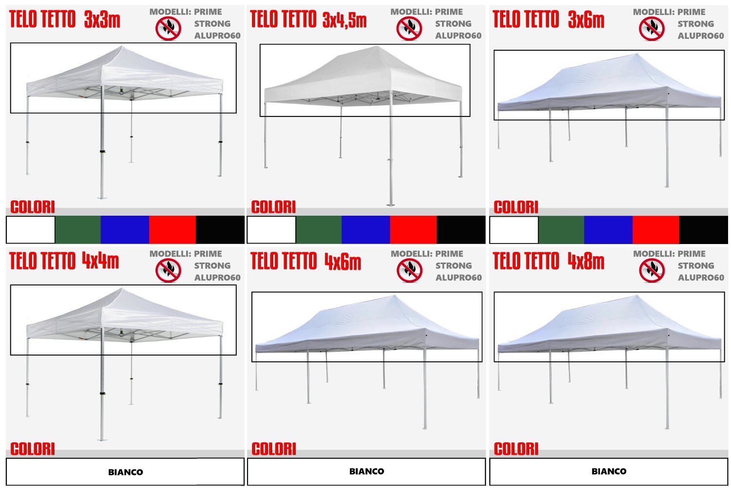 telo tetto gazebo pvc professionale gazebo pieghevole